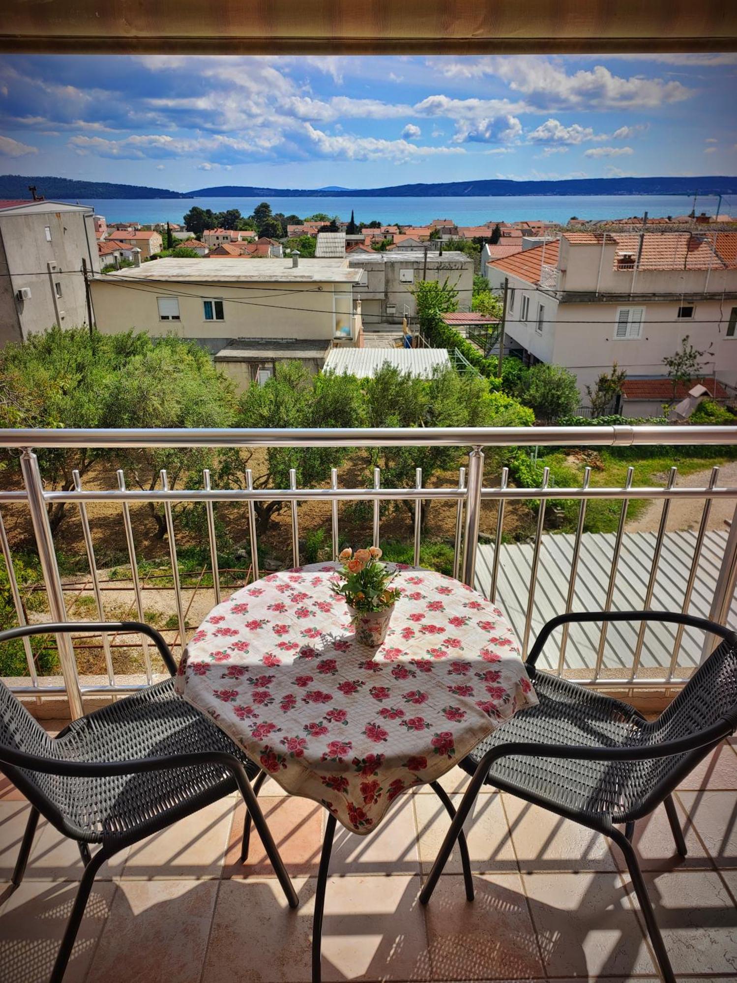 Top View Kaštela Esterno foto